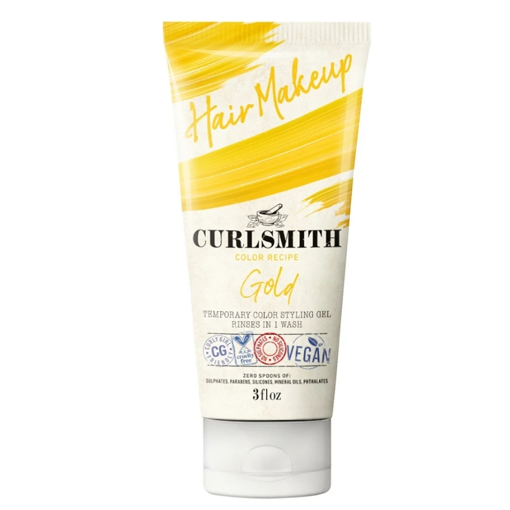 CURLSMITH COLOR RECIPE 'GOLD'' HAIR MAKEUP.